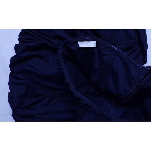 🆕ULLA JOHNSON Polline Bubble Hem Mini Dress Cotton Black 6 - Picture 12 of 13